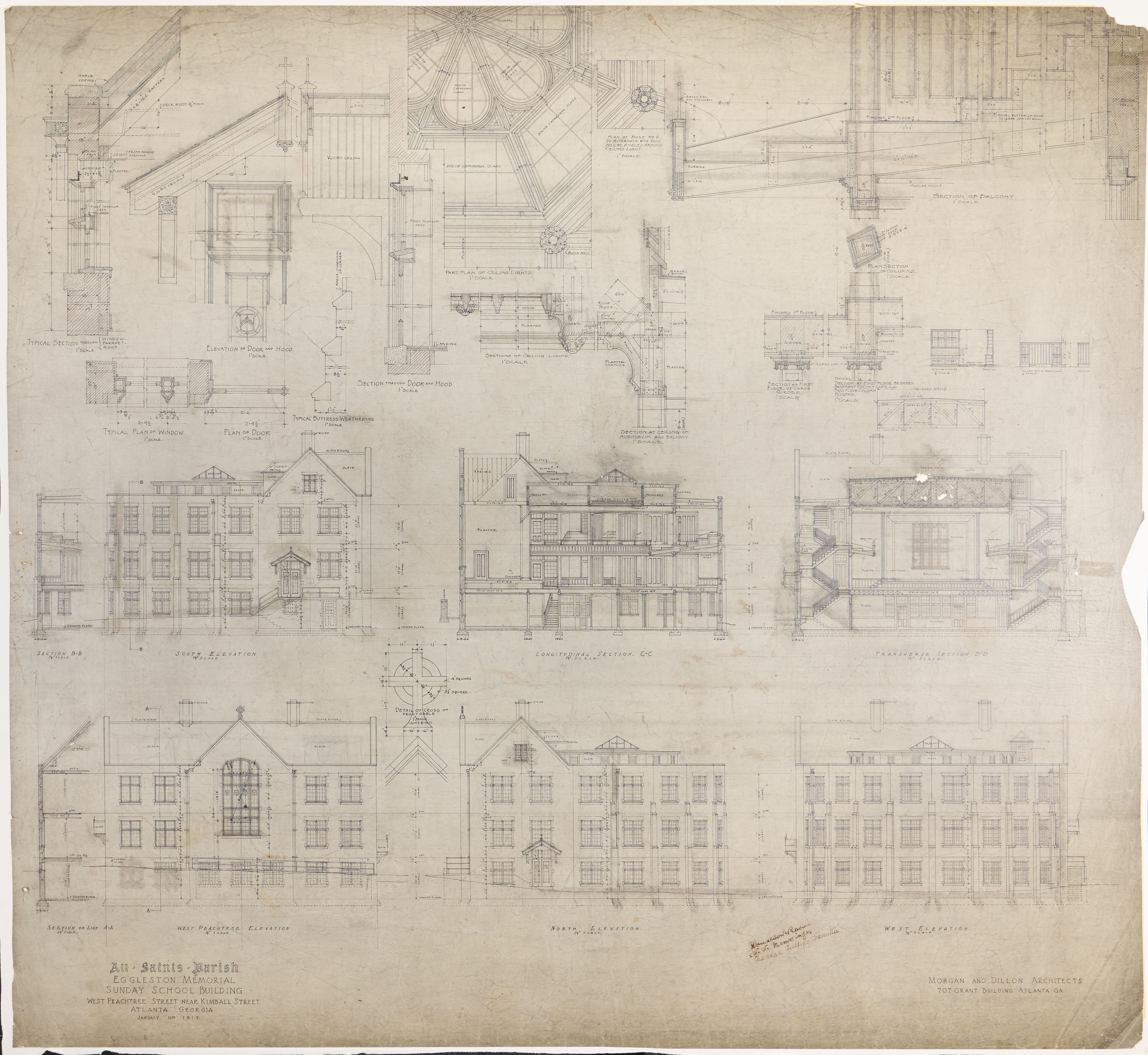 1917 architectural blueprints page 2